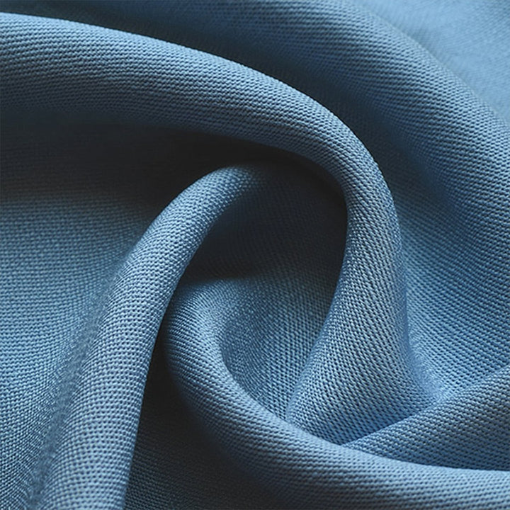 Biface Cotton-Linen Textured 100% Blackout Curtains