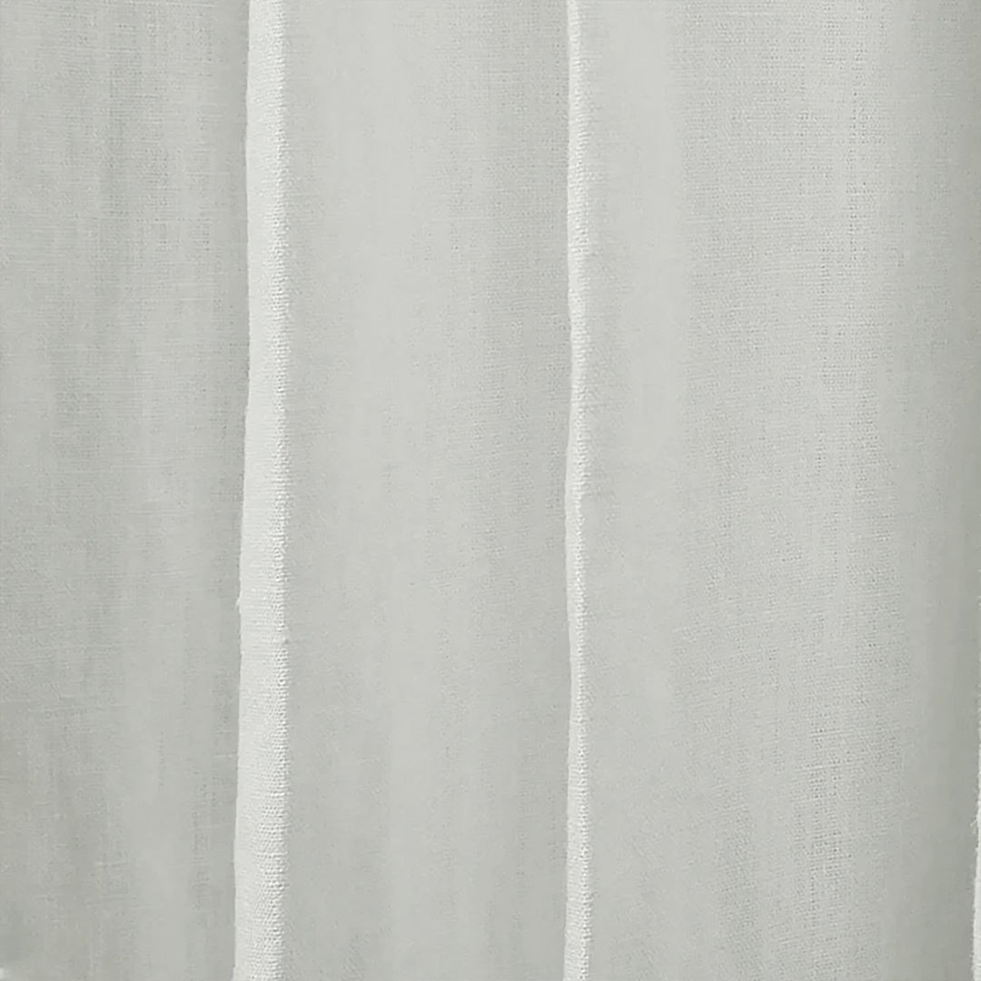 Vestige Belgian Linen Pleated Blackout Curtains For Living Room And Bedroom