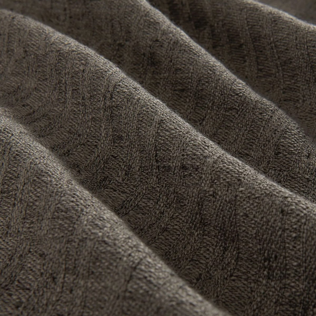 Custom Linen Curtains Bamboo Texture for Living Room Bedroom Made to Measure Window Panels