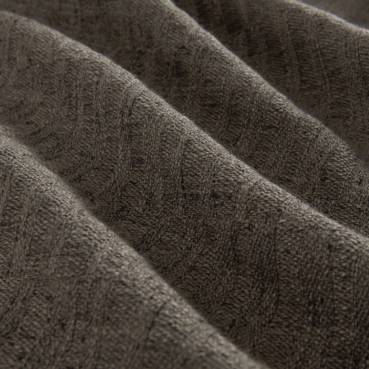 Custom Linen Curtains Bamboo Texture for Living Room Bedroom Made to Measure Window Panels