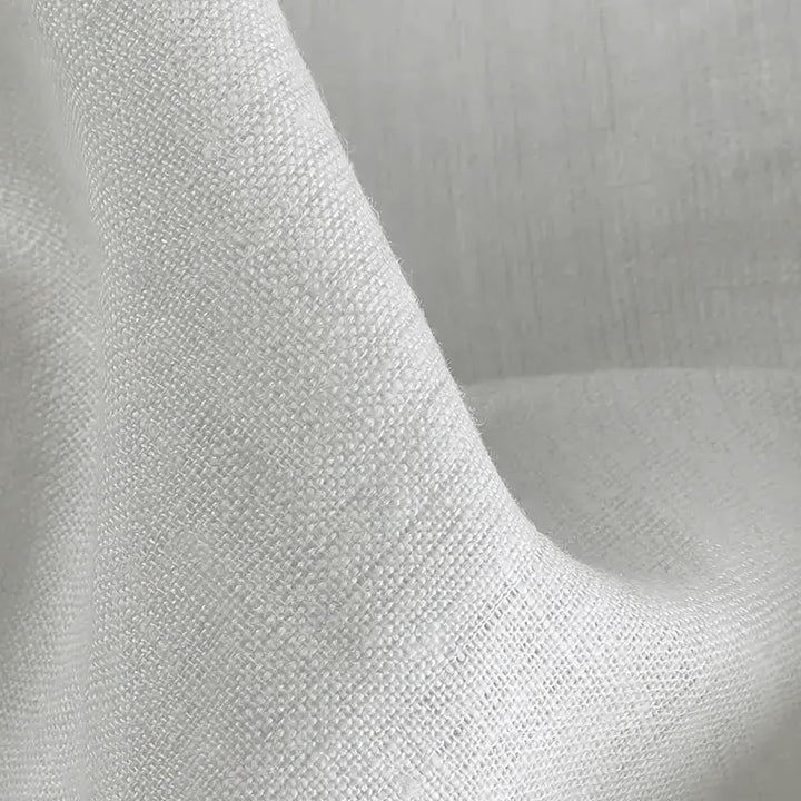 Vestige Belgian Linen Pleated Blackout Curtains For Living Room And Bedroom