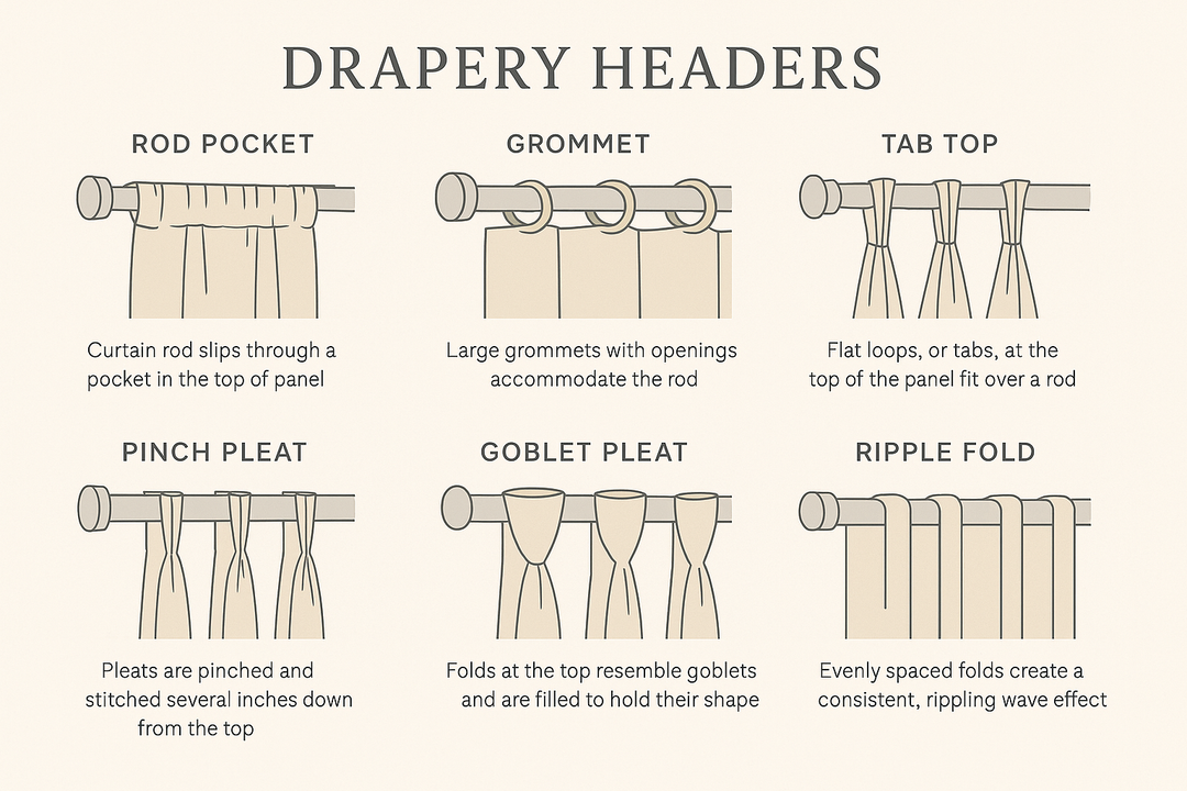 How to Select Drapery Header